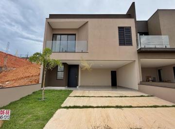 Casa · 176m² · 3 Quartos · 1 Vaga · Condomínio Gran Reserve: casa à venda com 3 suítes, churrasqueira e revestimento