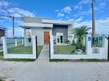Casa · 112m² · 3 Quartos · 1 Vaga · Casa térrea 3 dormitórios mobiliada 3 dormitórios, no loteamento Santorini em Xangri-lá/RS
