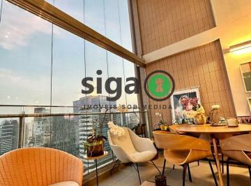 Apartamento · 70m² · 1 Quarto · 2 Vagas · Duplex mobiliado de alto padrão no Forma Itaim ? 1 Suíte com 2 Vagas - 70m² à Venda.
