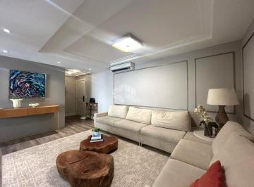 Apartamento · 140m² · 3 Quartos · 2 Vagas · APARTAMENTO SEMIMOBILIADO COM 3 QUARTOS (2 SUÍTES) E AMPLA SACADA COM CHURRASQUEIRA EM CAMPINAS - SÃ