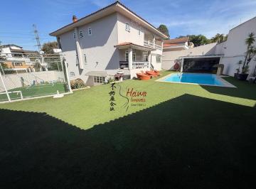 Casa · 724m² · 4 Quartos · 3 Vagas · Sobrado Alto Padrão City América, 4 Suítes e Piscina R$ 3.6 Milhões