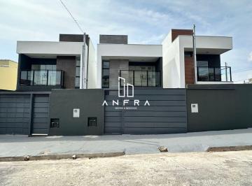 @anfraimoveis - Fachada · Casa moderna com 3 Qts e 2 vagas no São Pedro, em Ibirité