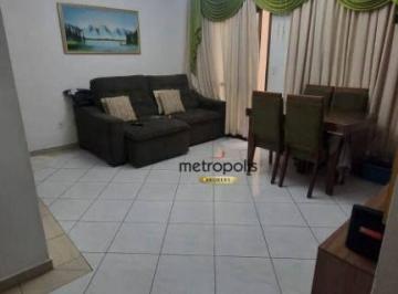 Sala · Apartamento Garden com 2 dormitórios à venda, 64 m² por R$ 470.000,00 - Nova Gerti - São Caetano do 
