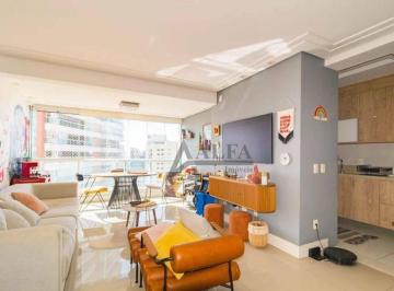 Sala de Estar e Varanda Gourmet · ** Concept Anália Franco - OPORTUNIDADE - Lindo apto. em andar altíssimo c/ varanda gourmet - 2 Vaga