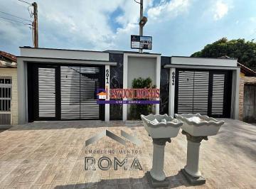 Casa · 125m² · 2 Quartos · 2 Vagas · CASA NOVA COM PISCINA no ITAÓCA – MONGAGUÁ/SP