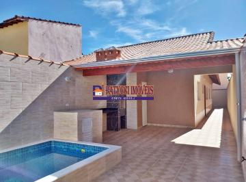 Casa · 125m² · 2 Quartos · 2 Vagas · Casa no litoral com piscina e negociação flexível (aceita carro)