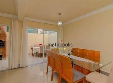 Sala de jantar · Casa com 4 dormitórios à venda, 132 m² por R$ 730.000,00 - Vila São Pedro - Santo André/SP