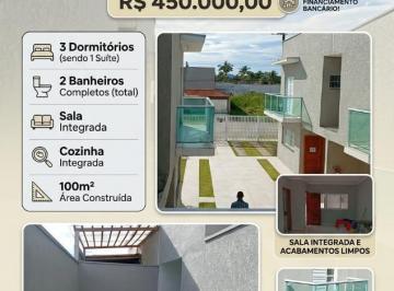 Casa · 100m² · 2 Quartos · 1 Vaga · Sobrado, Residencial para Venda, Boracéia, Bertioga