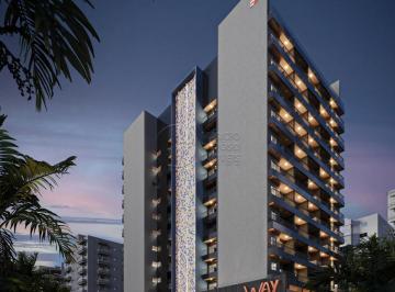Apartamento · 27m² · 1 Quarto · 1 Vaga · Apartamento Studio com Varanda Vista Mar no Way Residence