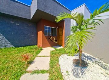Casa de 2 quartos, Pinhais · CASA NOVA Á VENDA COM AMPLO JARDIM NO JARDIM CLAUDIA 02 QUARTOS E VAGA COBERTA