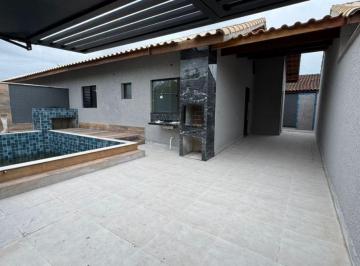 Casa de 2 quartos, Itanhaém · Casa com 2 dormitórios à venda - 78 m² - Guacyra - Itanhaém/SP