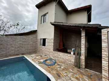Casa de 3 quartos, Itanhaém · Casa com 3 dormitórios à venda - 93 m² - Tupy - Itanhaém/SP