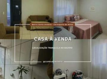 Casa · 95m² · 2 Quartos · Casa à venda, na Rua Valdemar Alves de Paula, nº136 - Bairro Santo Antônio - Carmópolis de Minas - M