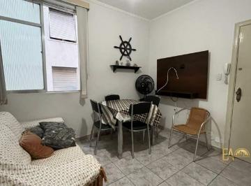 Apartamento · 33m² · 1 Quarto · 1 Vaga · Apartamento 1 Dormitório na Aparecida – Quadra da Praia e ao Lado do Shopping Praiamar