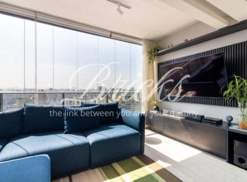 Apartamento · 204m² · 2 Quartos · 3 Vagas · COBERTURA VENDA BROOKLIN - HABITARTE - MOBILIADA