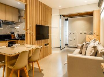 Apartamento · 46m² · 1 Quarto · 1 Vaga · Seu endereço no Itaim Bibi | Flat elegante perto do JK Iguatemi e Faria Lima