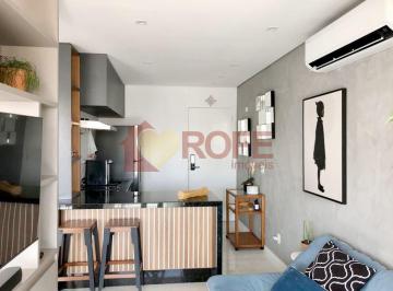 Apartamento · 42m² · 1 Quarto · 1 Vaga · Apartamento de 42 m² com 1 dormitório para locação no Brooklin. Totalmente mobiliado. Andar alto.