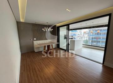 Apartamento · 105m² · 2 Quartos · 2 Vagas · Apartamento para locação no Campo Belo - Prédio Novo - 105m², 2 súites e 2 vagas