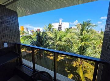 Apartamento · 77m² · 2 Quartos · 1 Vaga · Aluguel pé na areia em Ponta de Campina 304C - Com estrutura de Resort!