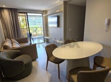 Apartamento · 71m² · 2 Quartos · 1 Vaga · Apartamento para alugar pé na areia na Praia de Ponta Campina. 206B