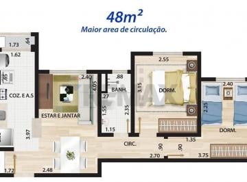 Apartamento · 46m² · 2 Quartos · 1 Vaga · Apartamento à venda no Residencial Clube Aquaville 2 DORMITÓRIOS | João Aranha – Paulínia/SP