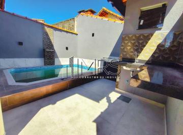Casa · 72m² · 2 Quartos · 2 Vagas · Espaçosa Casa à Venda em Caiçara, Praia Grande - 2 Quartos e Piscina