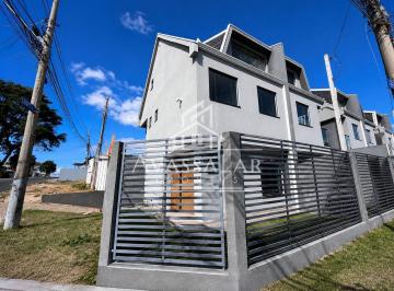 Casa · 122m² · 3 Quartos · 1 Vaga · Tríplex de esquina com suíte e ático à venda - Alto Boqueirão | Curitiba PR