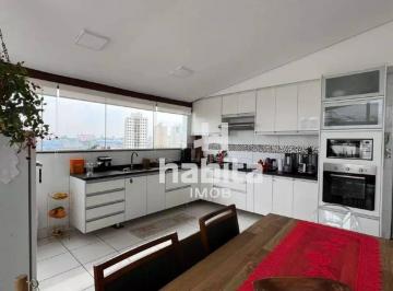 3bedcd85e6ec9021c58f16594100747777b3a4a9 · Cobertura com 3 dormitórios à venda, 144 m² por R$ 660.000,00 - Vila Scarpelli - Santo André/SP