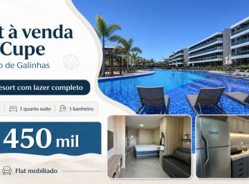 Apartamento de 1 quarto, Ipojuca · Flat Em Porto de Galinhas