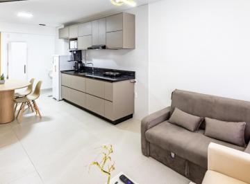 Apartamento · 50m² · 1 Quarto · 1 Vaga · Studio para locação mobiliado no Gyro Vaca Brava com 1 suíte e sacada