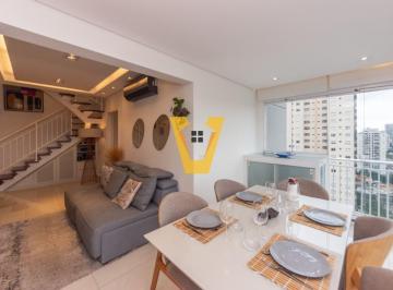 Apartamento · 118m² · 2 Quartos · 3 Vagas · Cobertura para venda em Chácara Inglesa com 2 quartos, sendo 1 suíte, 118m²