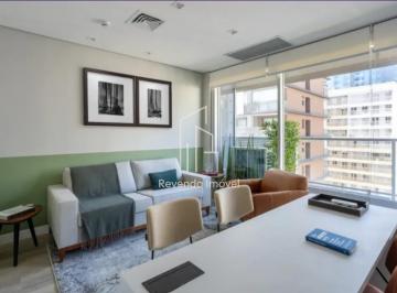 Comercial · 35m² · 1 Vaga · Conjunto Comercial para Locação em São Paulo-SP, Bairro Cerqueira César: Sala com Banheiro e Garagem