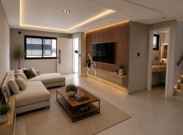 Casa · 123m² · 3 Quartos · 2 Vagas · Sobrado Novo com 3 Quartos e Quintal no Bairro Boa
