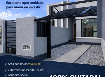 Casa de 2 quartos, Tijucas · CASA NOVA À VENDA – BAIRRO JOAIA | Tijucas
