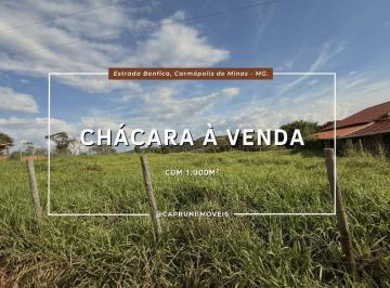 Rural · 1000m² · Chácara à venda, na Estrada Benfica, Carmópolis de Minas - MG.