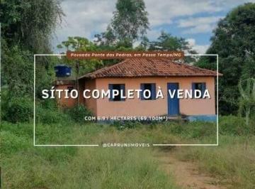 Rural · 69100m² · Seu Refúgio no Campo: Sítio de 6.91 Hectares com Casa Aconchegante em Passa Tempo.