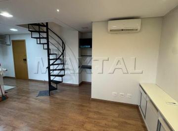 Apartamento · 89m² · 2 Quartos · 2 Vagas · Duplex mobiliado em Santana com 89m², sacada gourmet, aquecimento a gás e muito conforto