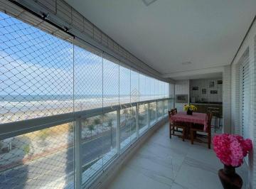 Varanda Gourmet · Apartamento FRENTE MAR com 3 suítes à venda, 111 m² por R$ 1.750.000 - Boqueirão - Praia Grande/SP