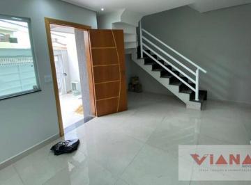 Casa · 124m² · 2 Quartos · 2 Vagas · Sobrado em Vila Curuçá  -  Santo André