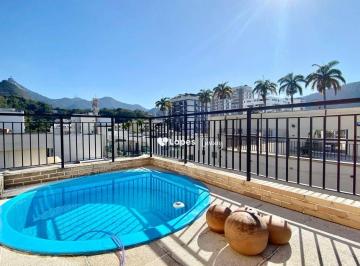 297aca95e9b5f809242e59cdaf7806c319e52da1 · Cobertura com varanda, piscina, 4 quartos (suíte), 2 vagas à venda, 205 m² - Laranjeiras - Rio de Ja