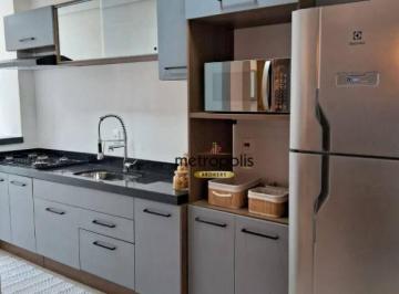 Cozinha · Apartamento com 2 dormitórios à venda, 58 m² por R$ 308.000,00 - Chácara vista - Bertioga/SP