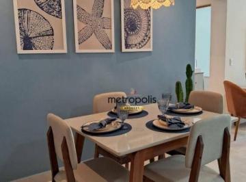 Sala de jantar · Apartamento com 2 dormitórios à venda, 58 m² por R$ 306.000,00 - Chácara vista - Bertioga/SP