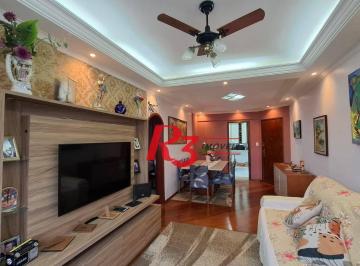 896650f9a1f12599b2edd636ec347e839679eae7 · Apartamento com 2 dormitórios à venda, 96 m² por R$ 710.000,00 - Campo Grande - Santos/SP