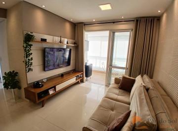Apartamento · 100m² · 2 Quartos · 1 Vaga · Apartamento Alto Padrão com 2 Suítes, Espaço Gourmet Envidraçado e 2 Vagas no Canto do Forte, Praia 
