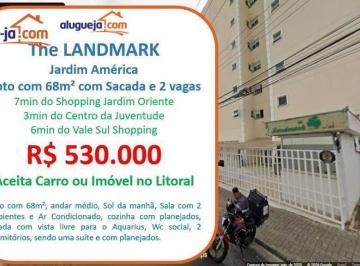 2c663fa0ad4fc4f232ac89af5aa376898ef77fd7 · Apartamento com 2 dormitórios à venda, 68 m² por R$ 530.000 - Jardim América - São José dos Campos/S