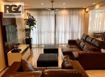 edfc830ff7dd884ea81783ca8e0ff7e255a9975a · Apartamento com 4 dormitórios para alugar, 190 m² por R$ 11.000,00/mês - Aparecida - Santos/SP