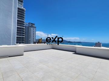 Apartamento · 120m² · 3 Quartos · 1 Vaga · ALUGUEL ANUAL - Apartamento Amplo mobiliado com Vista-Mar EM BC