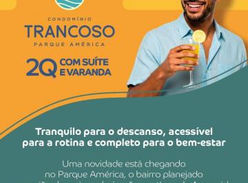 Apartamento de 2 quartos, Aparecida de Goiânia · TRANCOSO PARQUE AMÉRICA