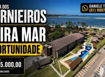 Apartamento de 1 quarto, Tamandaré · Praia dos Carneiros: Flat Mobiliado à Venda | Beira Mar | Ideal para Airbnb