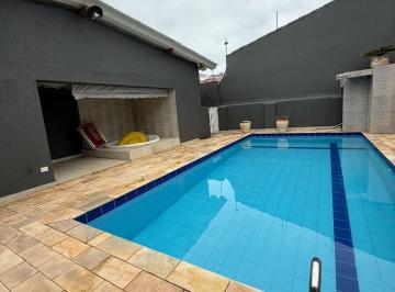 Casa · 243m² · 3 Quartos · 4 Vagas · CASA AMPLA 4 QUARTOS PISCINA 200 M MAR ITANHAÉM SP